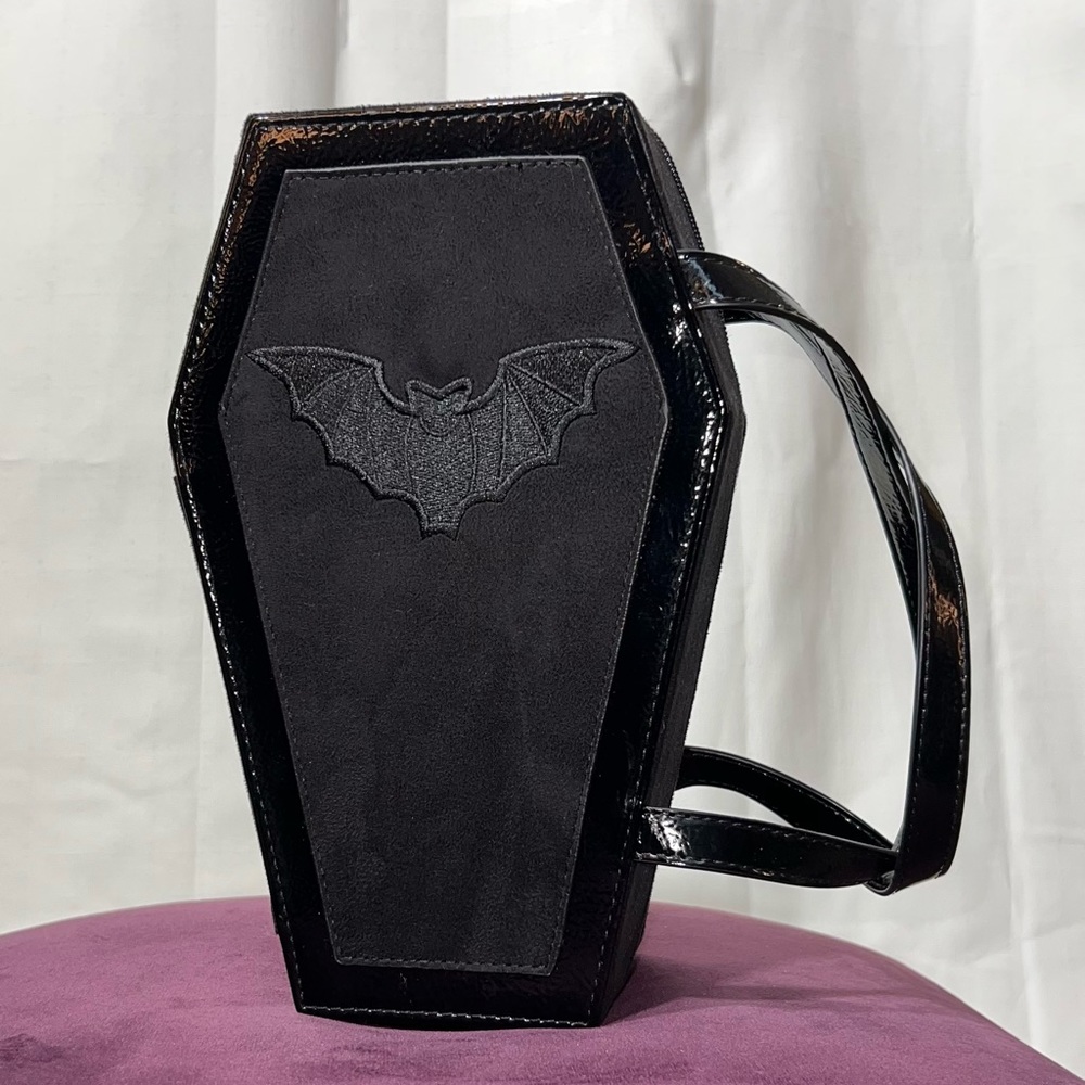 Iron Fist Bat Coffin Purse Handbag